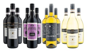 Selection of 12 Wines for only $69