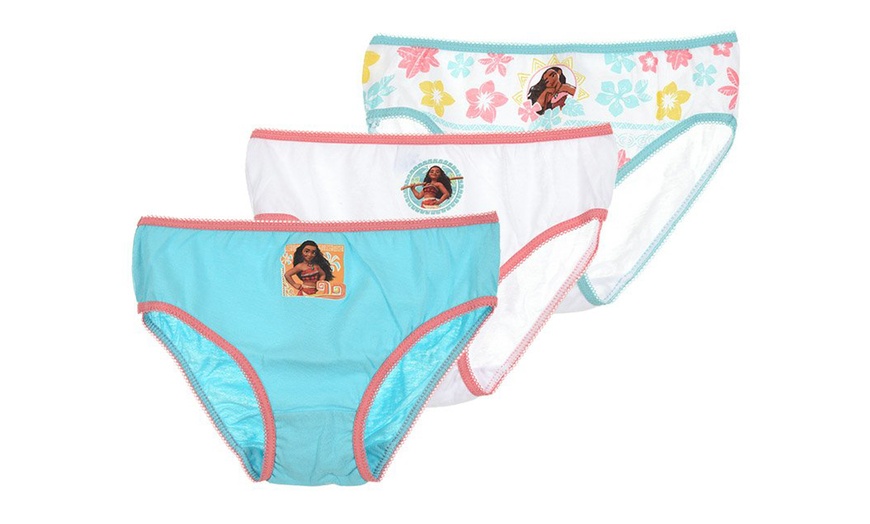 Image 5: Girls' Disney Character Briefs