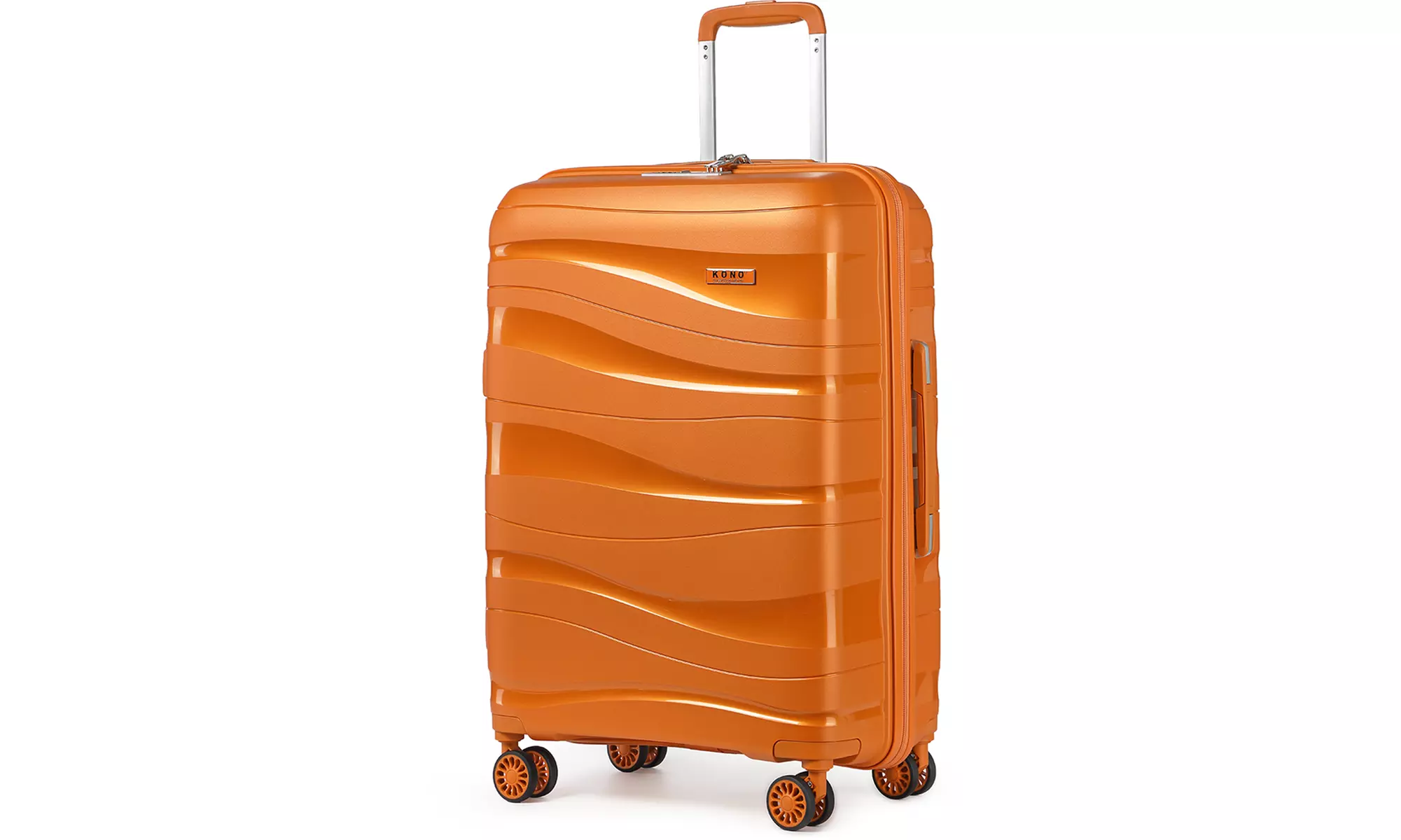 KONO One or Four Piece Hard Shell PP Suitcase With TSA Lock