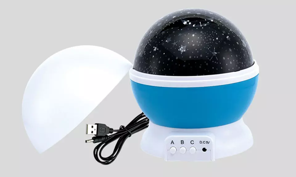 Dual Power Starry Night Projector Lamp - Primary Image