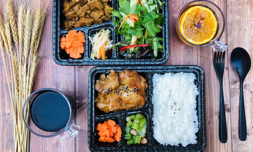 Image 1: Takeaway Bento Box with Drink