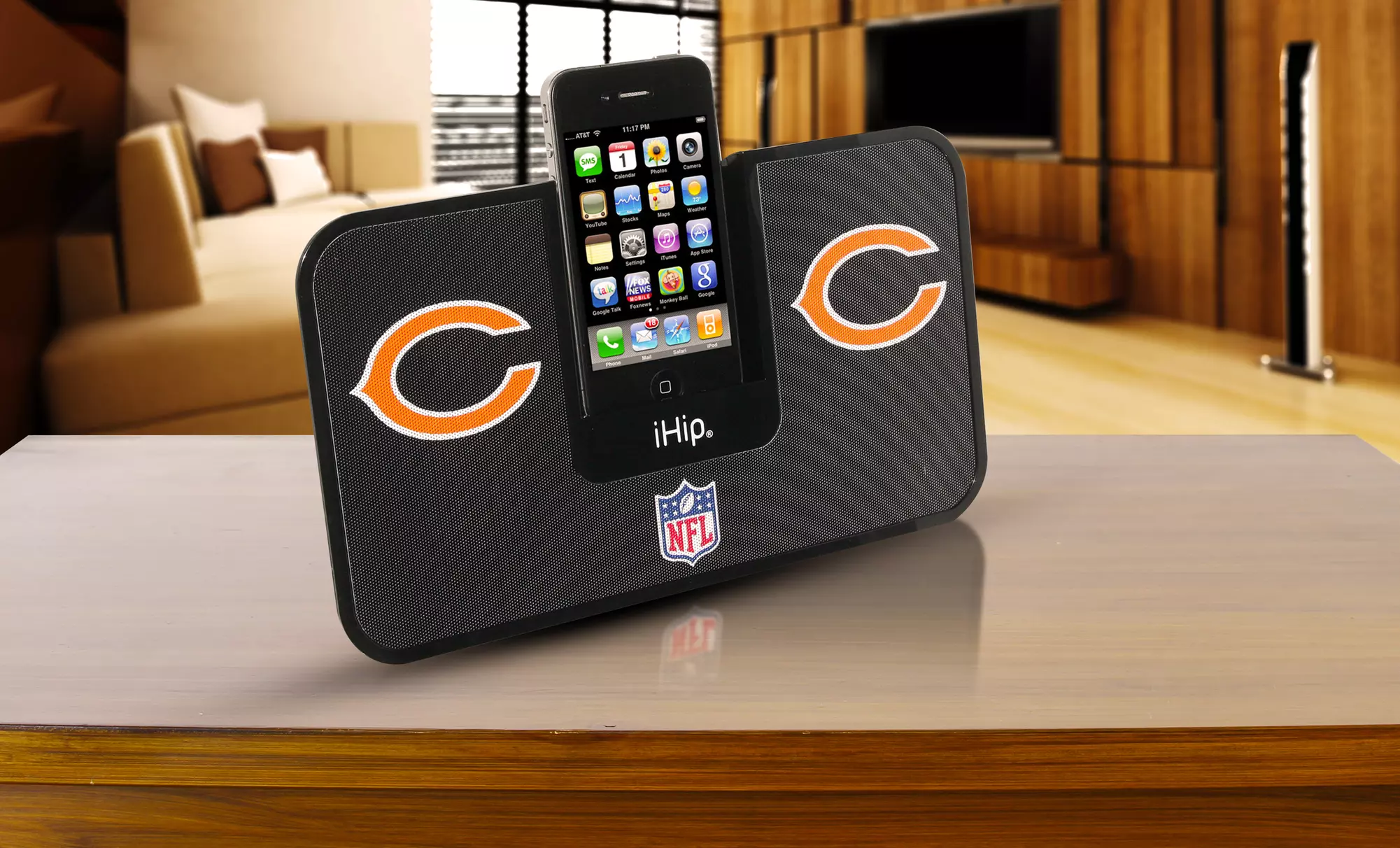 iHip NFL Portable iDock Speaker System. Multiple Teams Available. Free Returns. - Primary Image