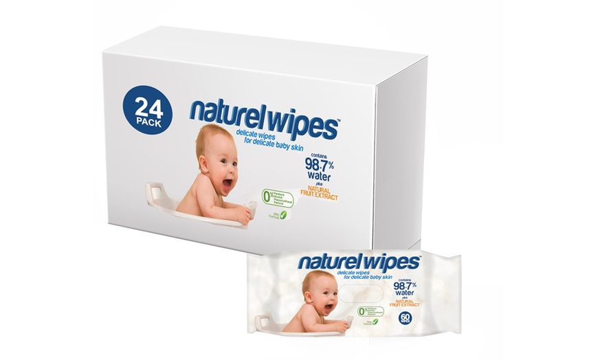 Image 3: Naturel Water Wipes