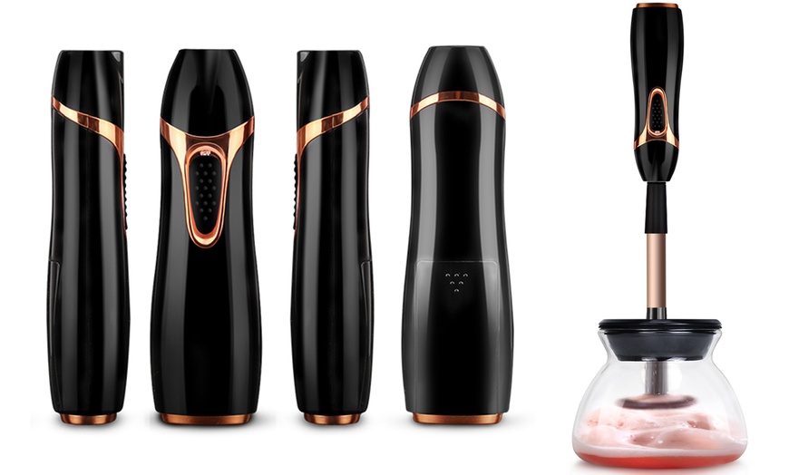 Image 3: Electric Makeup Brush Cleaner and Dryer 