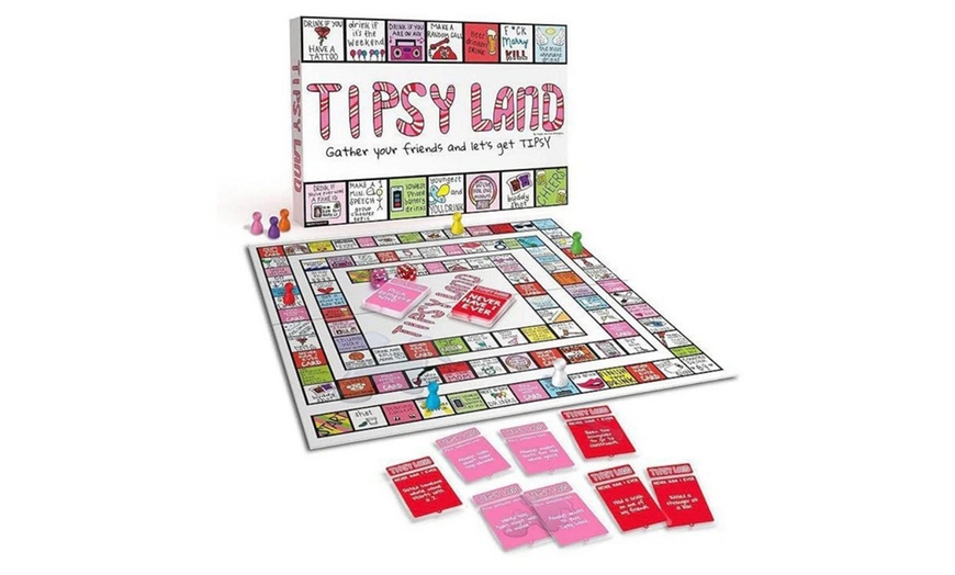 Image 1: Tipsyland Drinking Game Party Fun Edition