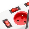 Image 4: Two-Pack of Five-Socket Power Strip with Individual Switches 3680W Max
