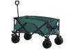 Outsunny Outdoor Folding Garden Trolley on Wheels - Image 5