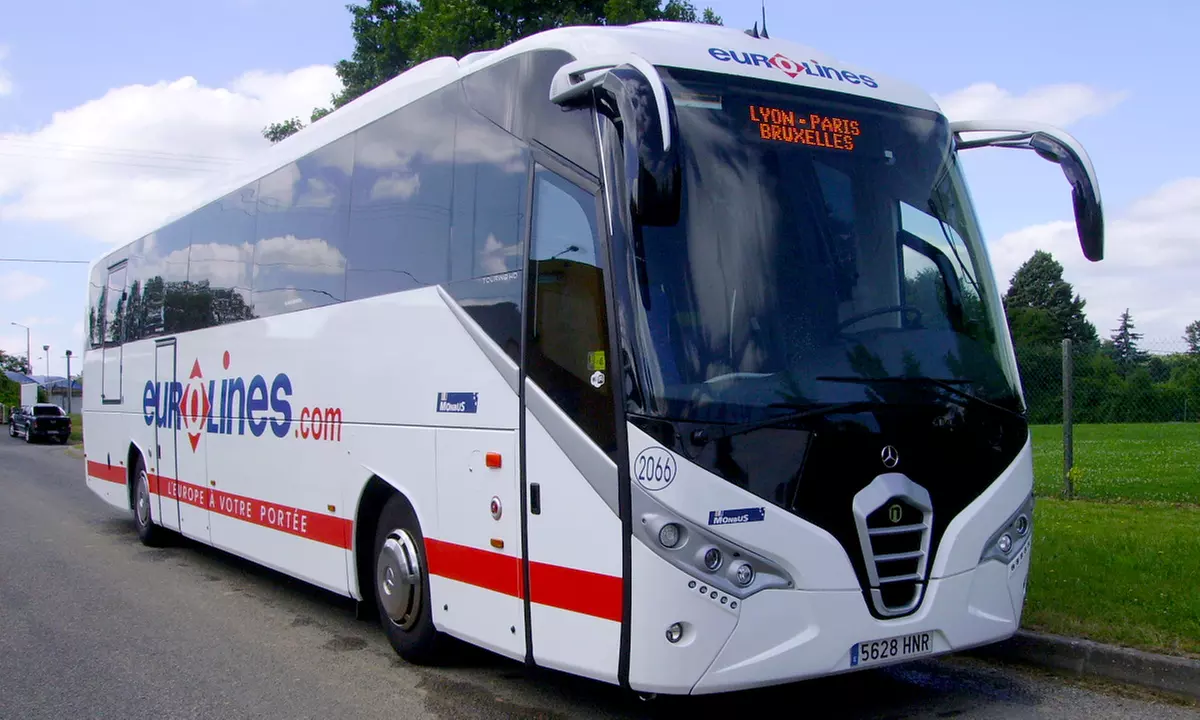 Europe : coupon de 2 € donnant une remise de 13 € sur une sélection de destinations en bus avec Eurolines - Primary Image