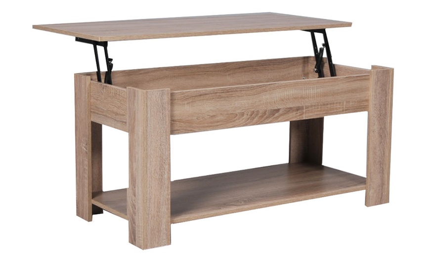 Image 8: Table basse "Utah" avec plateau relevable