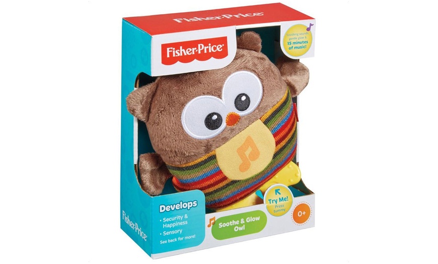 Image 3: Fisher-Price Soothe and Glow Owl