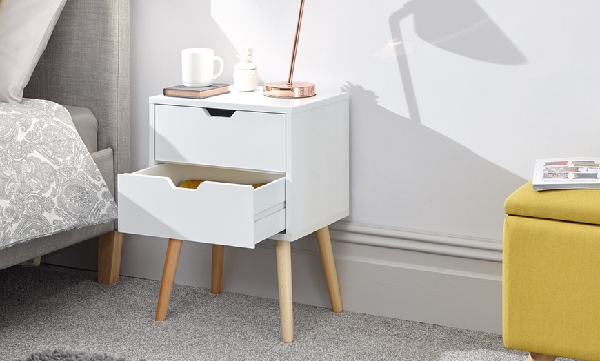 Image 8: Skandi Pop Bedside Table