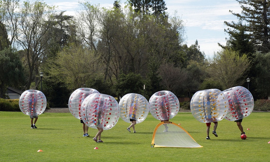 Image 5: Group Bubble Soccer, 3 Cities