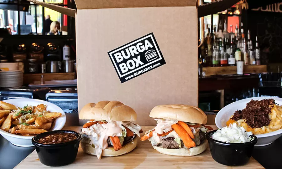 The Mac Attack or Hot Mess Box Meal Kit, or Meal Credit from BurgaBox (Up to 58% Off). Free Shipping. - Primary Image