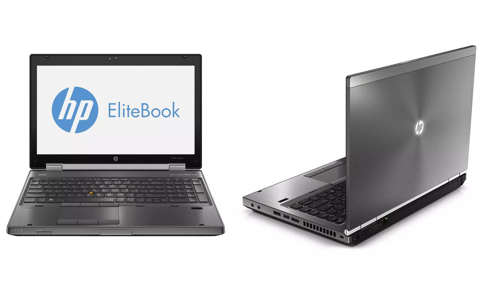 HP EliteBook 15.6" Laptop with Intel Core i7 Processor, 8GB RAM, and 500GB Hard Drive (Refurbished) - Primary Image
