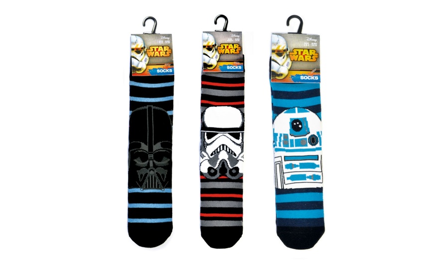 Image 8: 3 or 6 Pairs of Character Socks