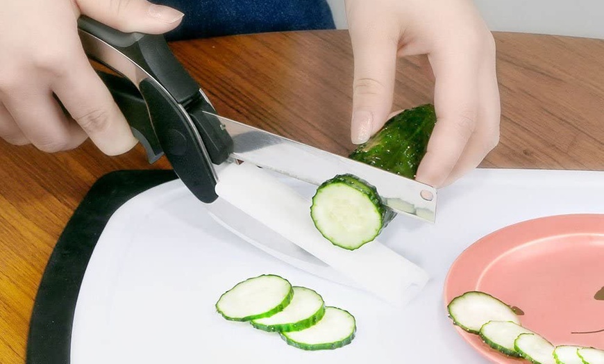 One Two Or Four Two In One Kitchen Cutters Groupon Goods   C870x524 