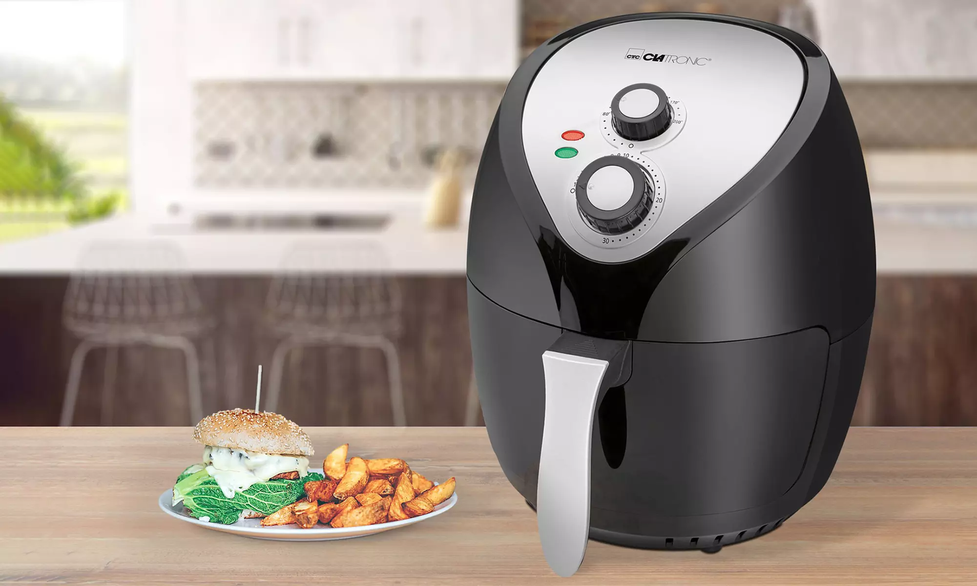 Freidora de aire caliente de 3,6 L Clatronic