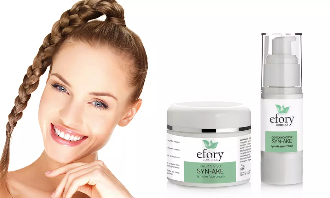 Fino a 3 set Efory Cosmetics composti da crema viso Syn Ake da 50 ml e contorno occhi Syn Ake da 30 ml - Primary Image