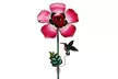 Solar-Powered Glass Flower Garden Stake - Second Medium