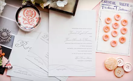 Letterpress Wedding Invitations, Custom Stationery, and Fine Paper Goods from Delphine (Up to 63% Off) - Primary Image