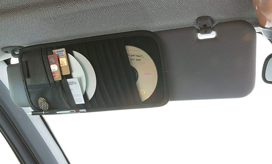 Image 1: Car Sun Visor Organiser