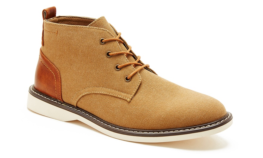 London Fog Men's Canvas Chukka Boots | Groupon