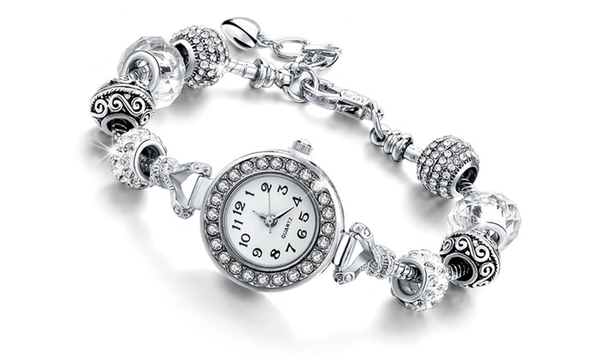 Image 3: Women's Bead Charm Watch