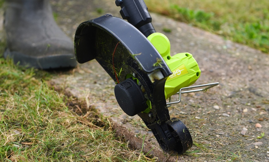 Image 8: 3-in-1 Rechargeable Mower and Grass Trimmer