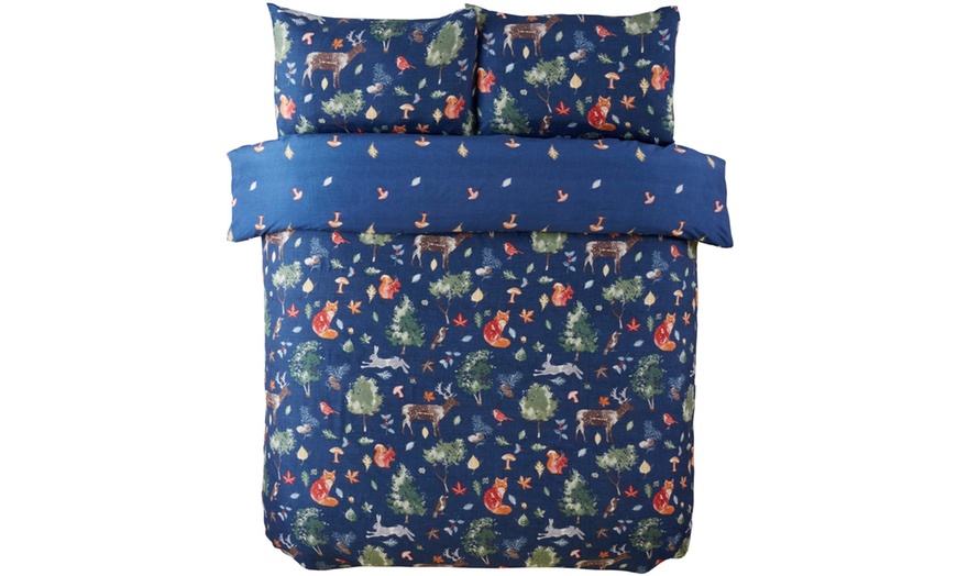 Image 6: Winter Wonderland Nutcracker and Autumn Forest Duvet Set