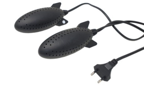 Set di 2 scalda e asciuga elettrico per scarpe in plastica