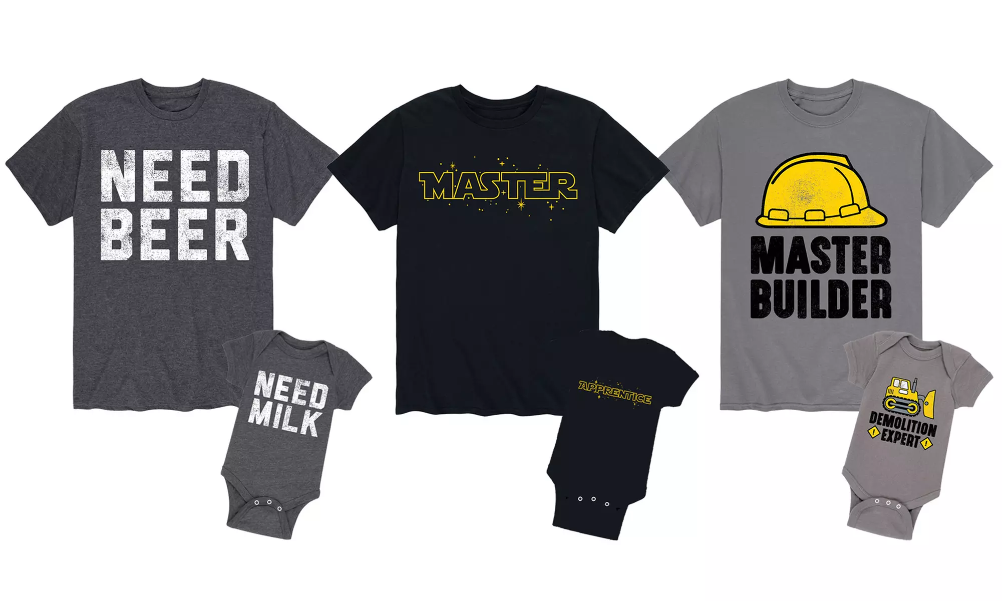 Dad and Baby Matching Set (2-Piece; S-2XL) - Primary Image