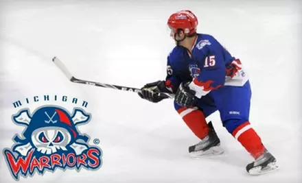 Tickets to Michigan Warriors Hockey Game in Flint. Choose Between Two Ticket Packages and Five Games. - Primary Image