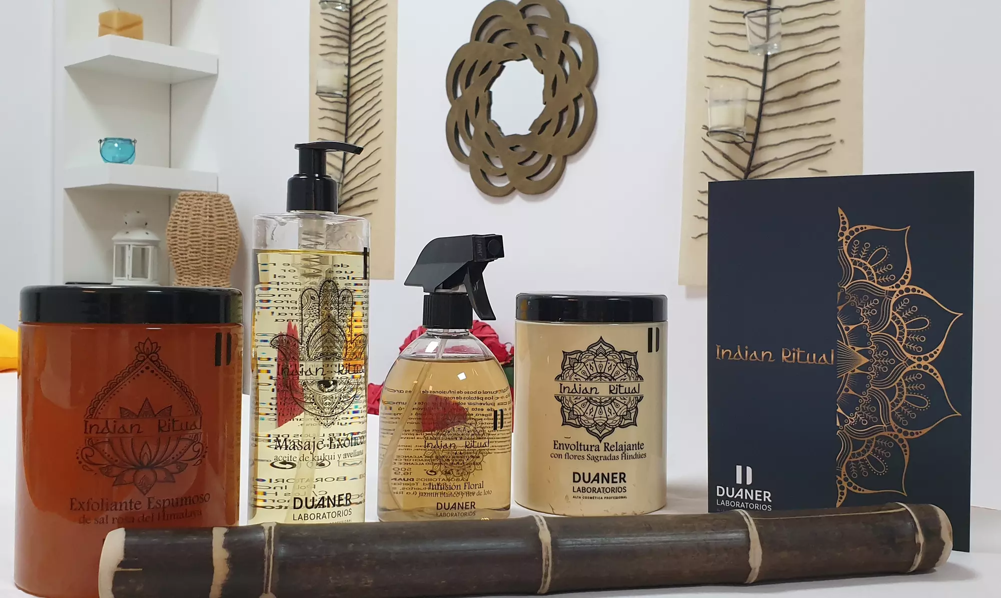 Masaje en pareja con piedras calientes, masaje craneal y aromaterapia