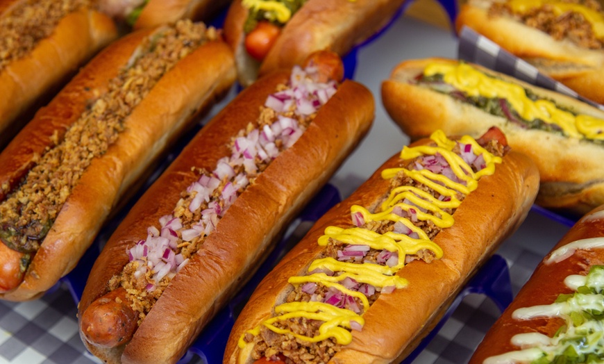 Image 1: Choice of any hotdog with a soft drink at Crazydog Hotdog