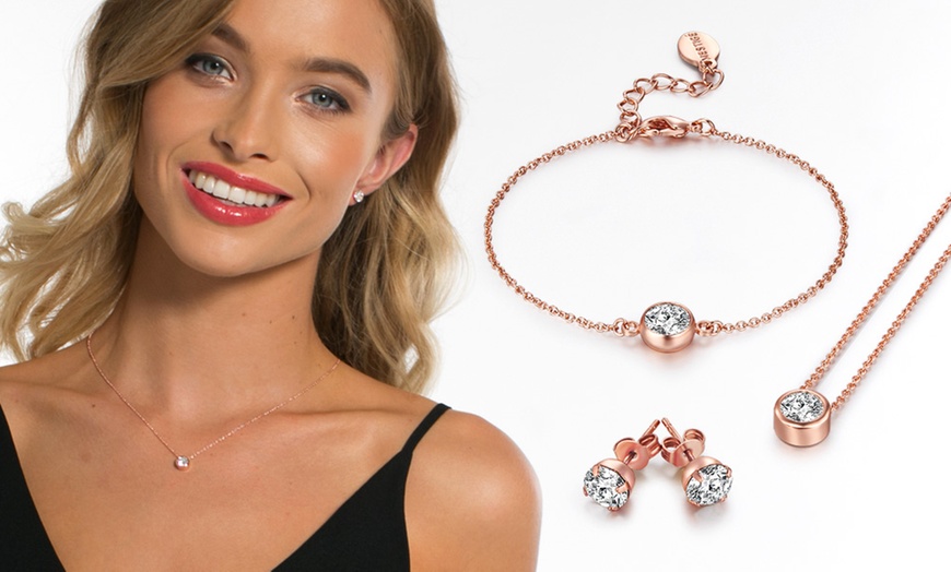 Image 1: Set with Crystals from Swarovski®