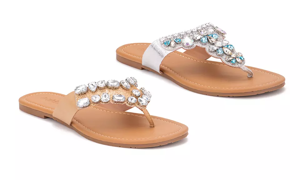 Olivia Miller Women's Embellished Sandals - Primary Image