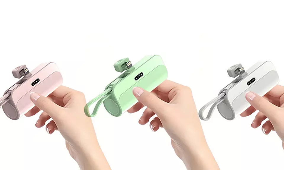 Tragbare Mini-Kapsel-Powerbank 5000 mAh