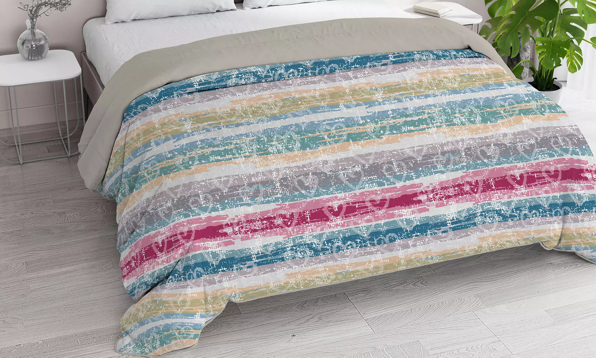 Couette d'hiver 300 g avec motifs