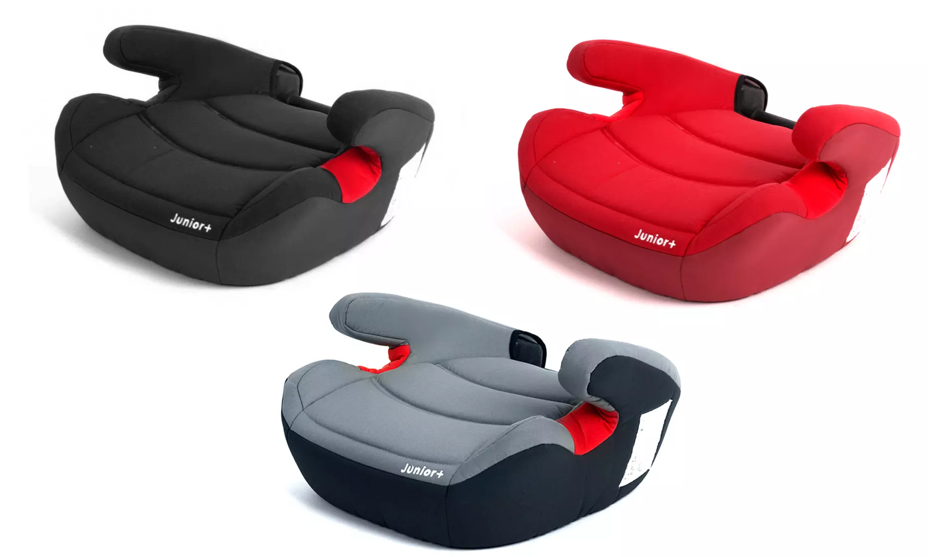 Kinderkraft Kinder-Autositz Junior 15-36 in Rot, Grau oder Schwarz - Primary Image