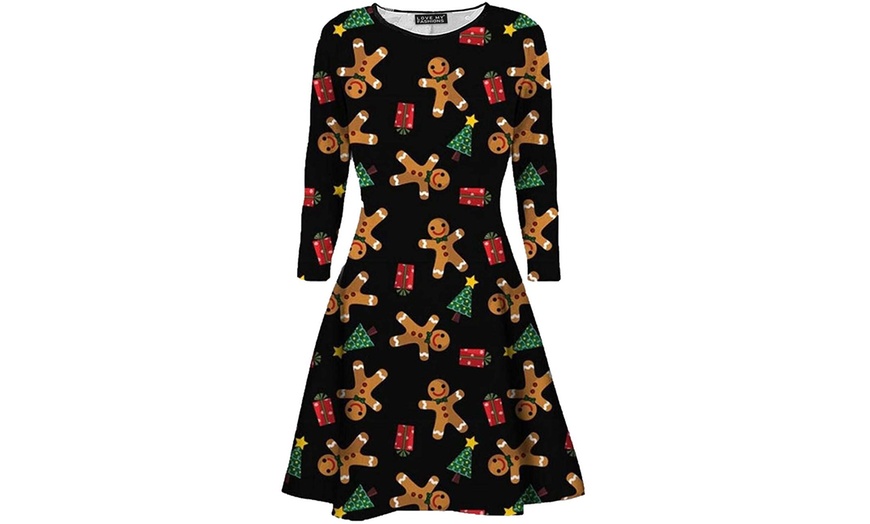 Image 17: Christmas Swing Dress