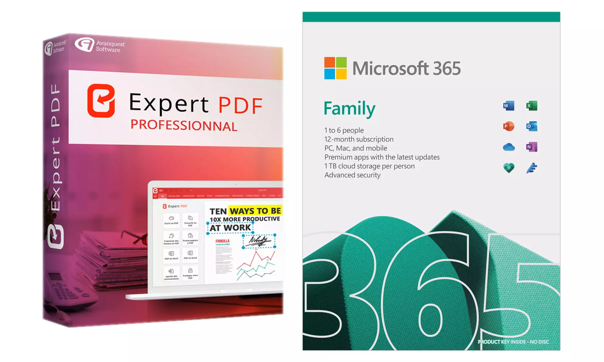Microsoft 365 durante un año con Expert PDF Pro incluido - Second Medium