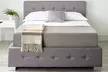 Fabric Ottoman Storage Bed with Optional Bonnell Spring or Pocket Spring Mattress - Image 6