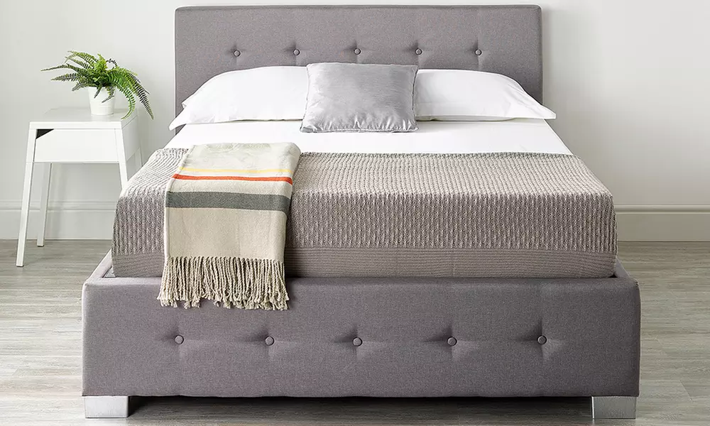 Fabric Ottoman Storage Bed with Optional Mattress