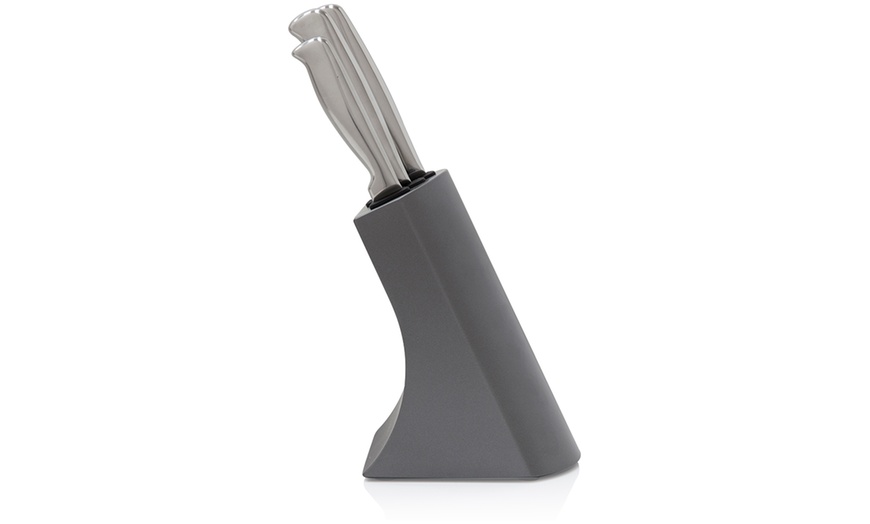 Image 21: Knife Block with Sharpener