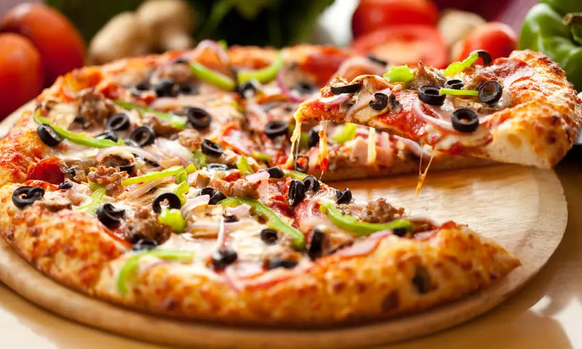 Two Medium or Large Pizzas with Two Toppings or $13 for $20 Worth of Pizza at Papa John's Pizza - Primary Image