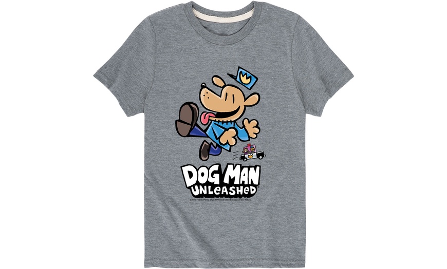 dog man t shirt