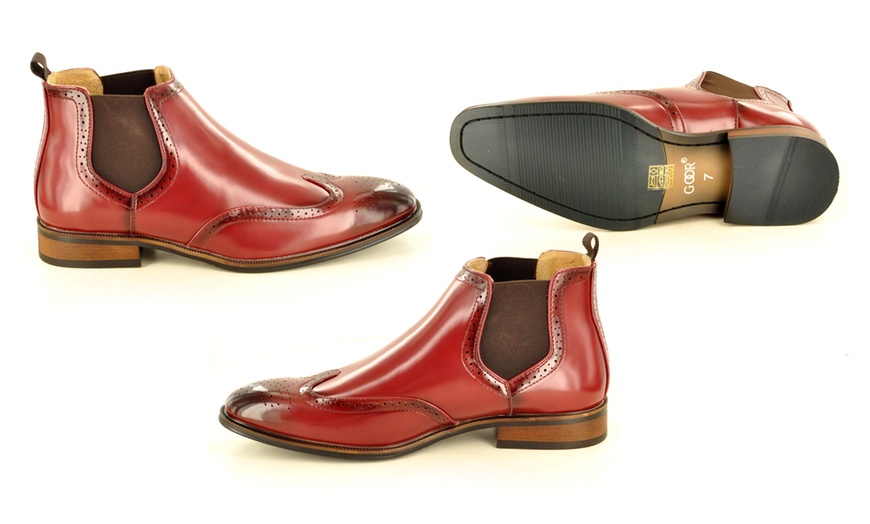 Image 19: Men's Faux Leather Brogues