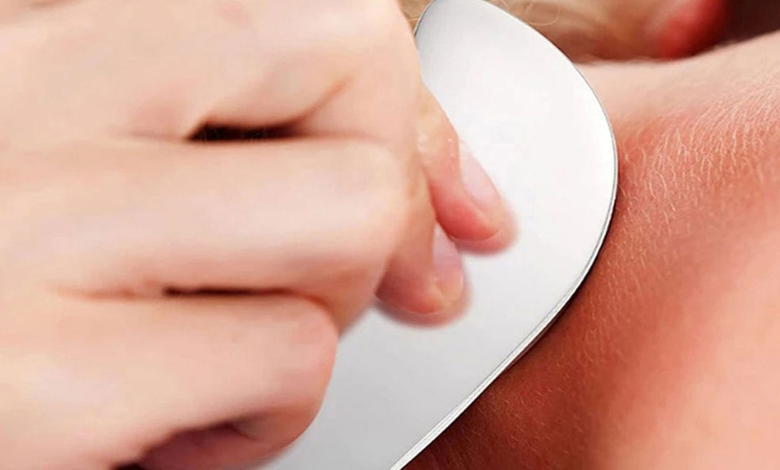 Image 5: Three Muscle Scraping Massage Tools with Storage Bag