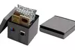 Lavish Home Foldable Storage Cube Ottoman with Pockets - Second Medium
