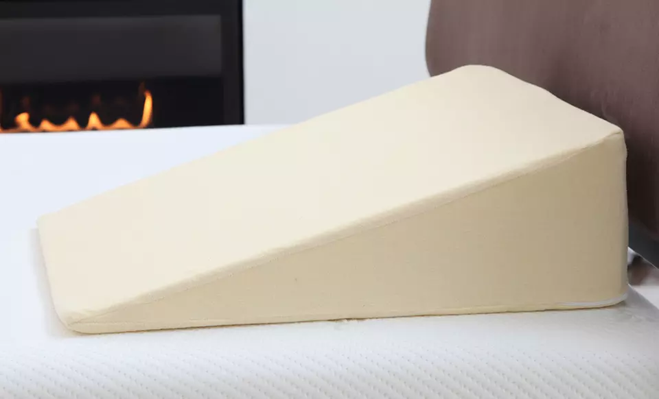 Natural Pedic Memory Foam Wedge Pillow with Cover - Second Medium
